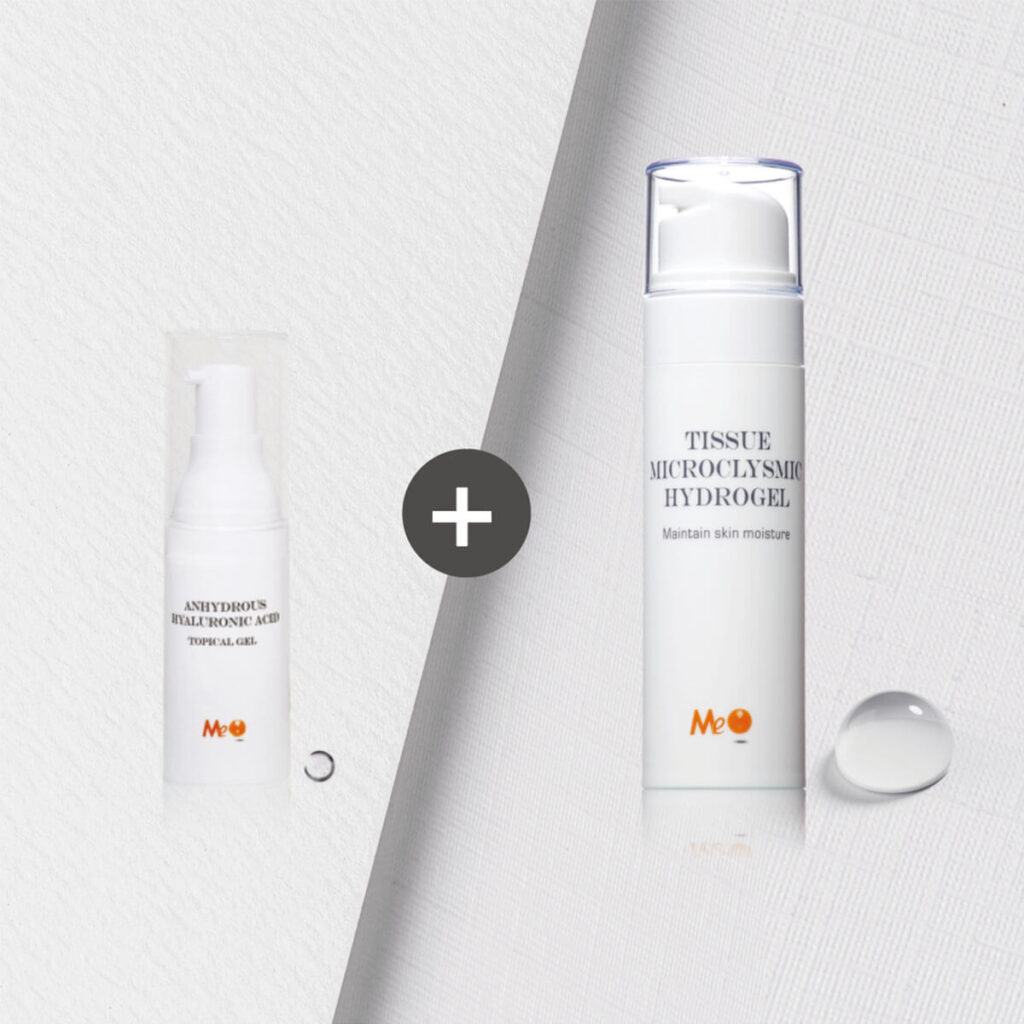 Anhydrous Hyaluronic Acid Topical Gel Application